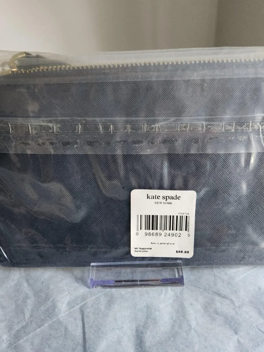 Kate Spade Saffiano Navy Wristlet NWT - Picture 4 of 7
